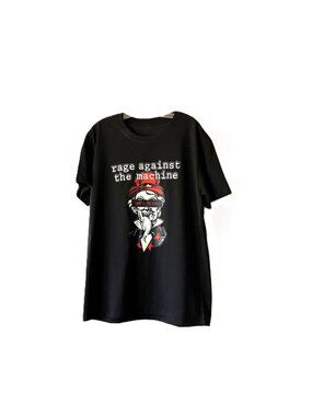 Rage Against the Machine Graphic Tee | "Land of the Eyel?" | Size L (Approx.)